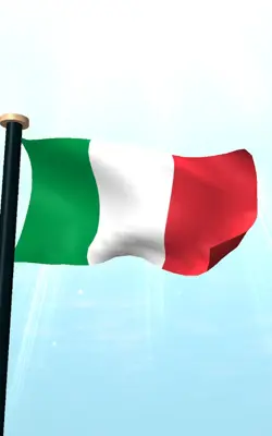 Italy Flag 3D Free android App screenshot 0